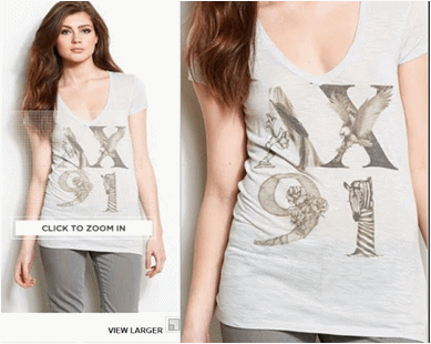 CAMISA ARMANI EXCHANGE FEMININA
